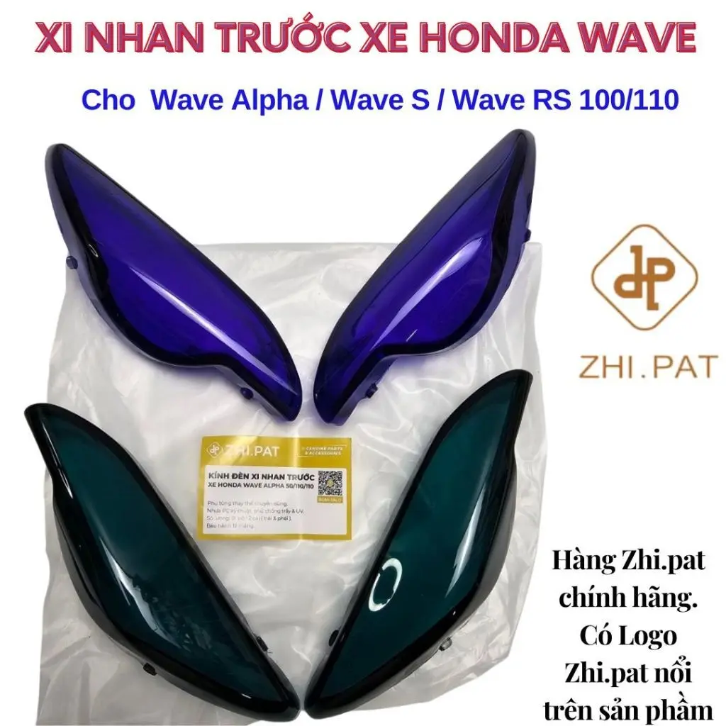 Nắp Xi nhan trước ZHIPAT gắn Wave Alpha / Wave S / Wave RS / Wave 100cc 110cc Chính hãng