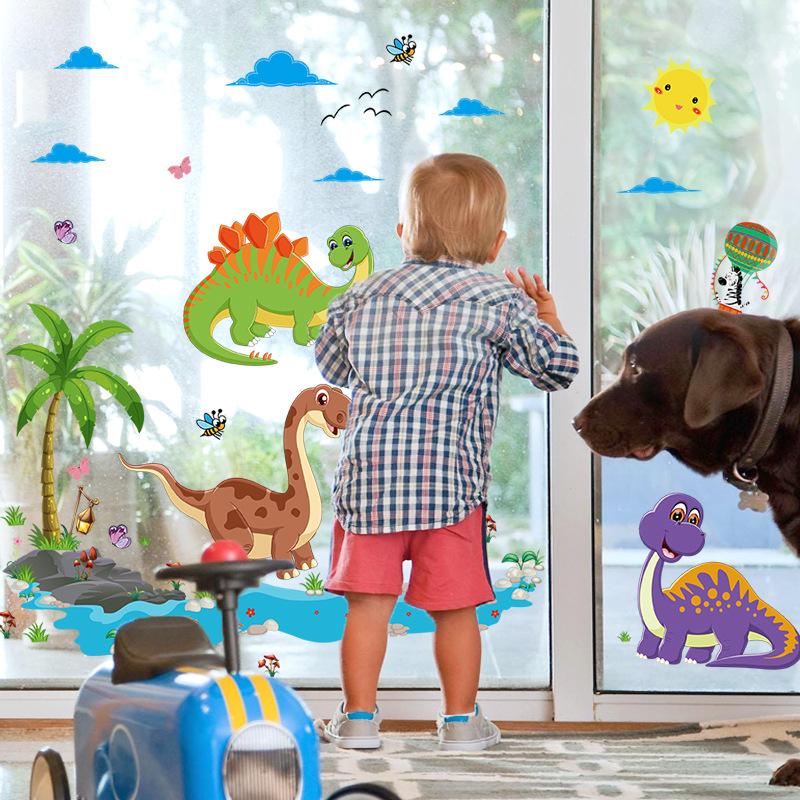Đề can hình dán tường khủng long trang trí phòng cho bé Decor Decal 3