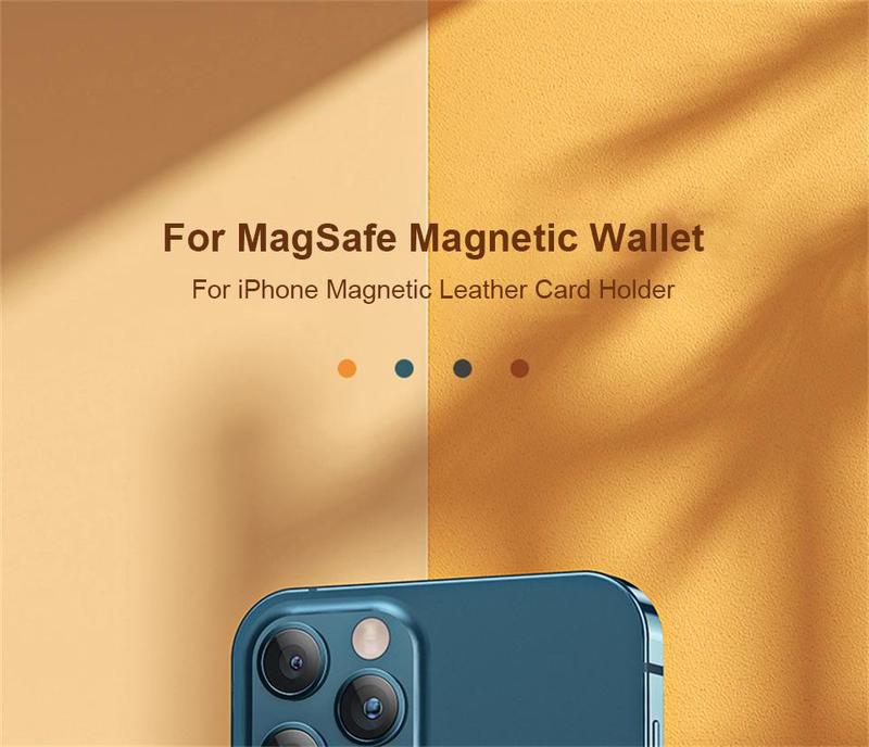 Product Introduction of For Magsafe Magnetic Leather Slot Card Holder Wallet Case For iPhone 16 15 14 Pro Max 13 12 For Samsung S25 S24 S23 Ultra Accessories 19