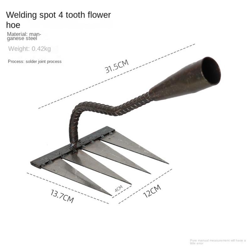 Product Introduction of proofto New 4/5/6/7 Teeth Weeders Weeding Tool Steel Claw Uprooting Weed Remover Manganese Steel Forged Forged Weed Puller For Garden Yard Farm 17
