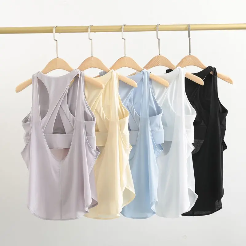 Áo Vest Thể Thao Nữ, Áo Ngực Thể Dục, Không Tay, Áo Tập Yoga, Có Đệm Ngực, Dáng Rộng Vừa Vặn, Bán Chạy, [Nhà Cửa Hàng]