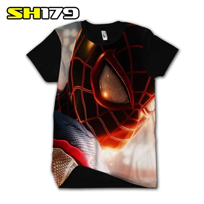 Kaos Motif Spiderman Baju spidermen Print 3D superhero bisa custom COD