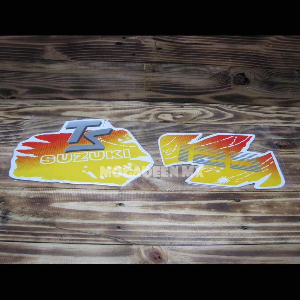 Stiker Sticker TS 125 TS125 Jadul *Kuning
