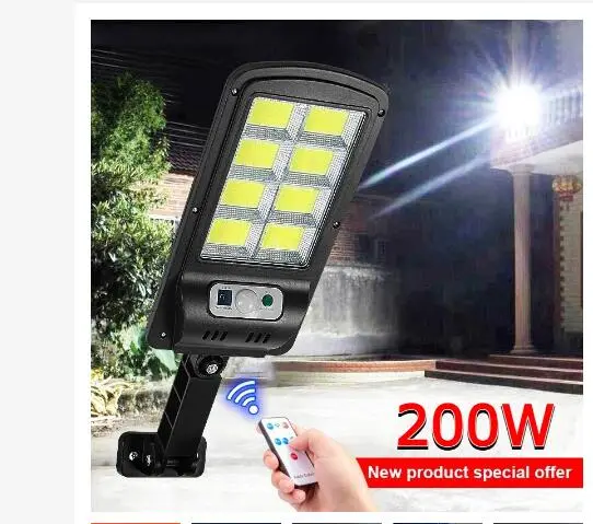 Lampu Jalan Tenaga Surya, Lampu Taman, Remote Control, Garansi 5 Tahun. Otomatis menyala saat gelap 0