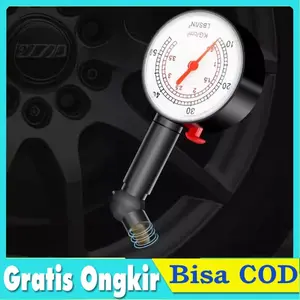 Alat Ukur Tekanan Ban 100 PSI Tahan Banting - Anti Air & Anti Karat untuk Motor/Mobil - Akurasi ±1%