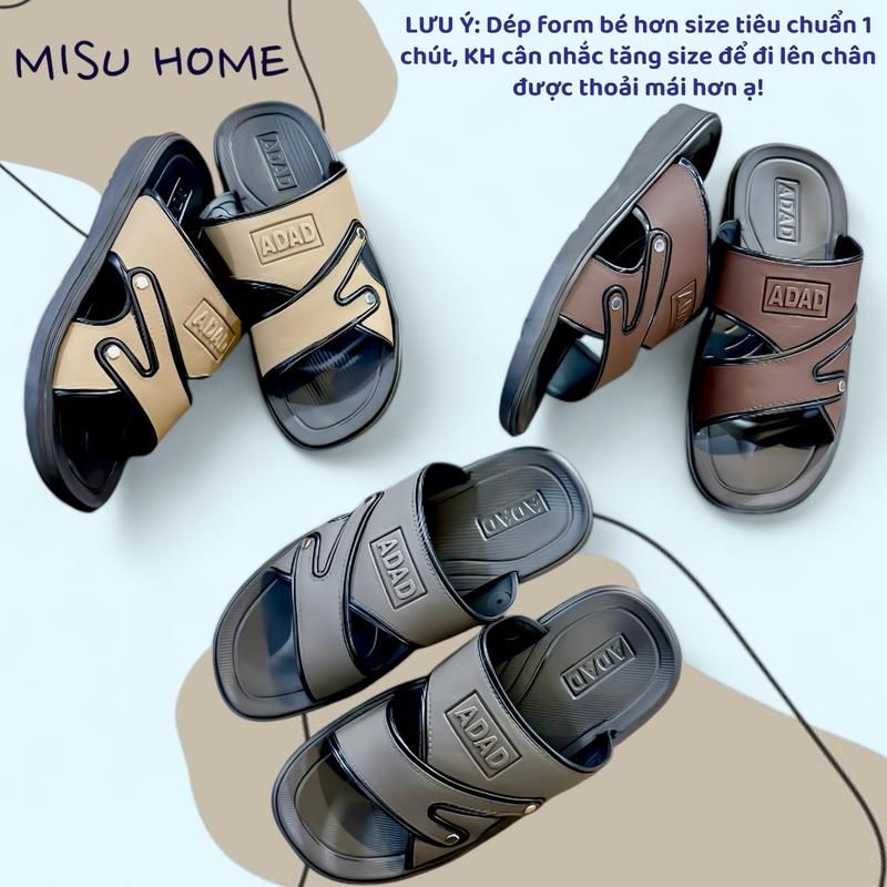 Dép Lê Quai Ngang Nam Đế Siêu Nhẹ, Dép Nhựa Nam, Dép Nam Trung Niên, Dép Lê Nam Bền Bỉ Êm Chân, Dép Tặng Bố