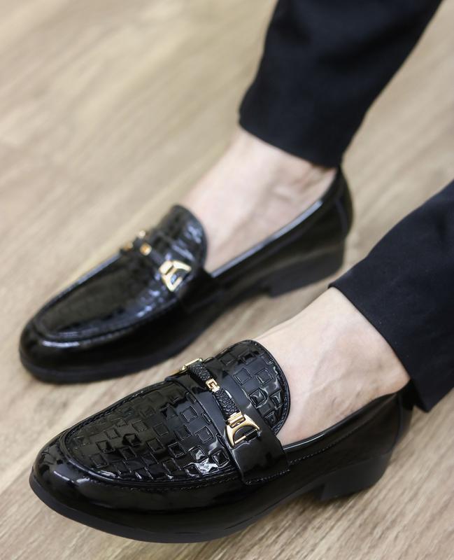 Shoes Nam-Giày Lười Nam Da Bóng-L157-Giày Da Nam Kiểu Hàn Quốc-Giày Nam Công Sở Đế Khâu Chắc Chắn-Hàng Việt Nam 2