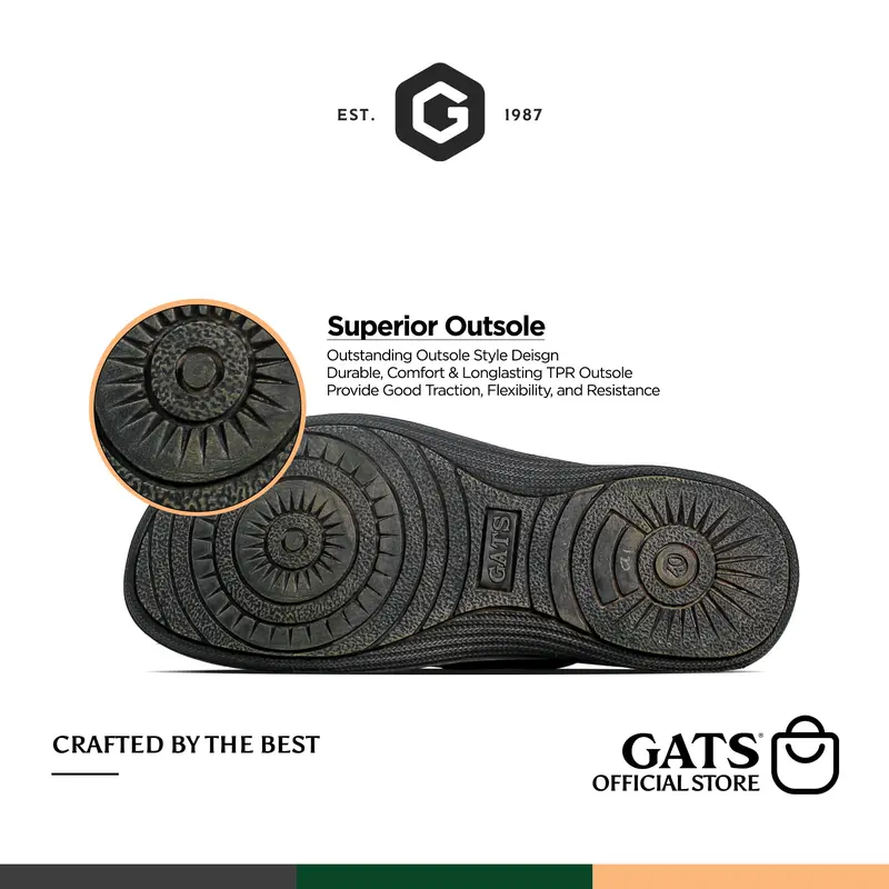 GATS - SR 003 - Sandal Kulit Pria Casual 4