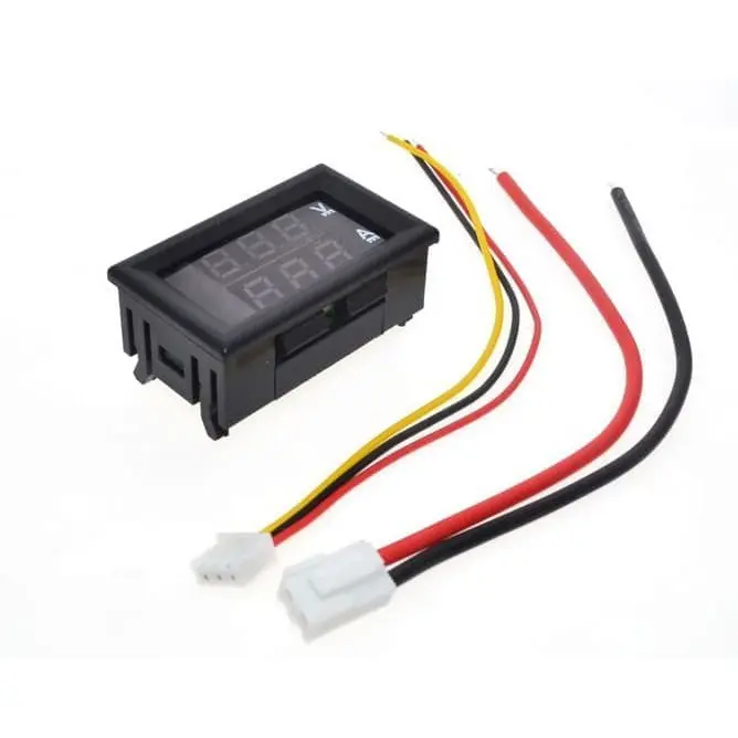 Voltmeter Amperemeter Digital Dual Display 100V 10A LED Volt Ampere