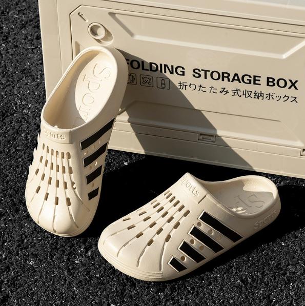 THANH LÝ LẺ SIZE Dép Sục Nam Nữ Sports Kiểu Dáng Sục Đế Cao EVA Mềm Mại Chống Trơn Đế Bằng Hoa Cao Su Dép chống nắng giay dep dibien depnam 2025 GiàY chat Sandal đúc déplê giày đẹp