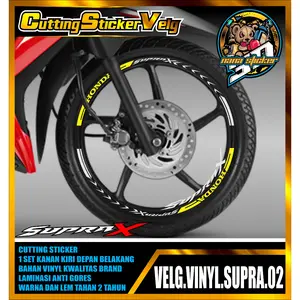 CUTTING STIKER VELG SUPRA- STICKER LIS LIST VELG VARIASI SUPRA 02