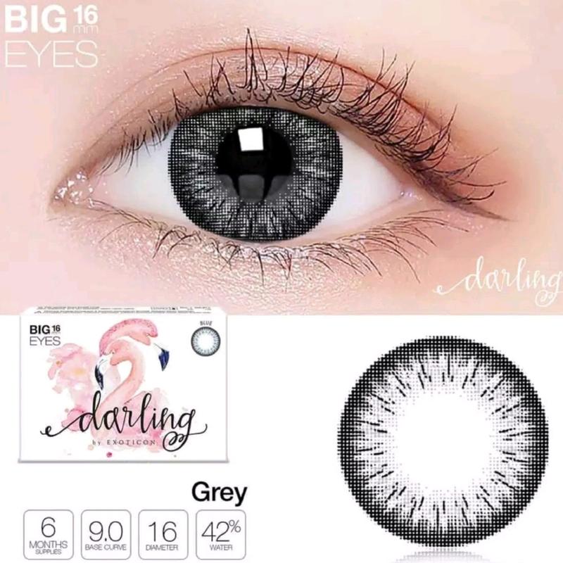 Softlens X2 DARLING 16 MM BIG EYES by EXOTICON / Softlen Soflen Warna Normal 2