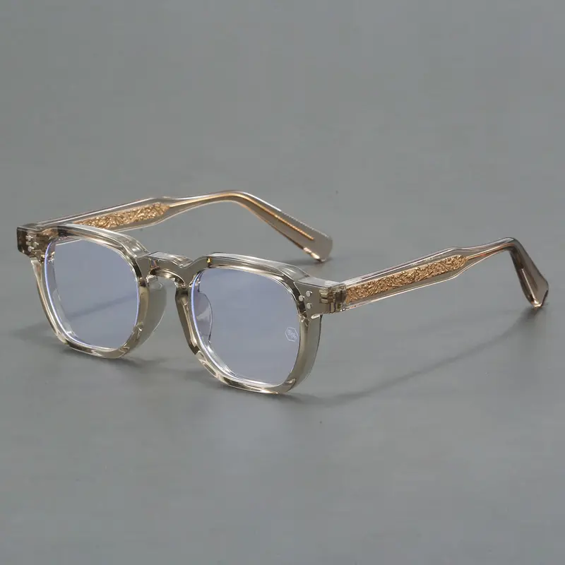 Kính Mắt Vintage Nam Nữ Chống Tia UV Khung Vuông Thời Trang A1