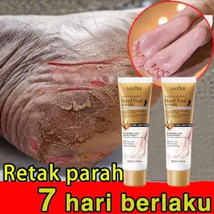 Hand and Foot Salve Cream Tangan Krim Kaki Anti-Chafing Kulit Memperbaiki Pelembab untuk Kasar Kering dan Retak Kaki Pecah-pecah Tumit 60g Mengencangkan Perawatan
