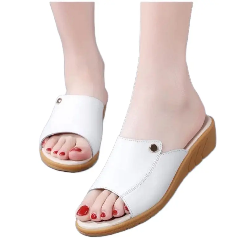 Sandal slop/heels NOOP wanita berkualitas Kasual