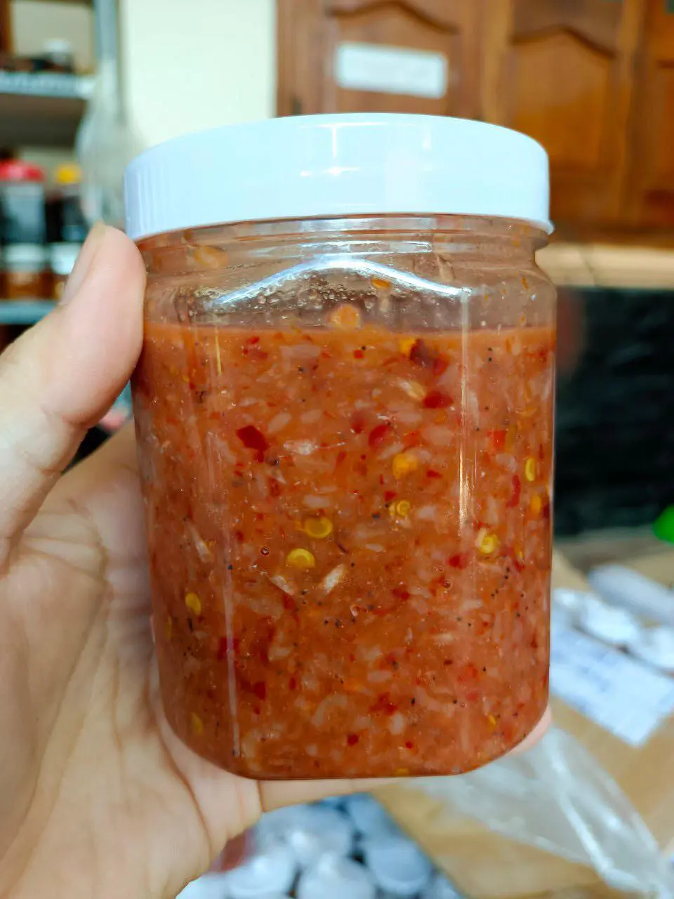 Mắm tép chua Bình Định, mắm ruốc tươi có gia vị nhẹ (370g-380g)