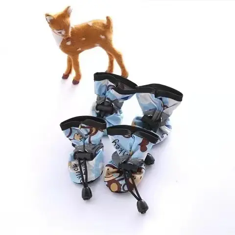 Giày cho chó, đế mềm, dành cho chó Con và trẻ mới biết đi, không trơn trượt, có lớp phủ giày cho thú cưng, ủng đi mưa, thích hợp cho Poodle Booties, giày cho thú cưng dép  cho áo  chó cầm dao 7