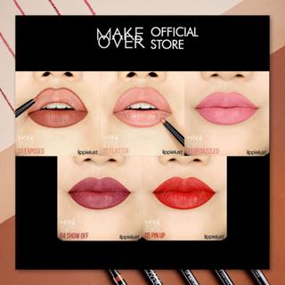 [ Dubai Fashion Week ] MAKE OVER Lip Amplify Contour Liner 0.2 g - Lip Liner Lipstick Lipstik DFW Nadya Hutagalung Pony Mira Agile Zsa Zsa Utari 4