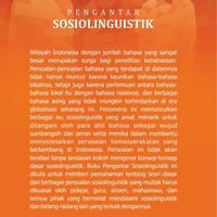 Gambar UGM Press Original Buku Pengantar Sosiolinguistik dari UGM PRESS Kab. Sleman 3 Tokopedia
