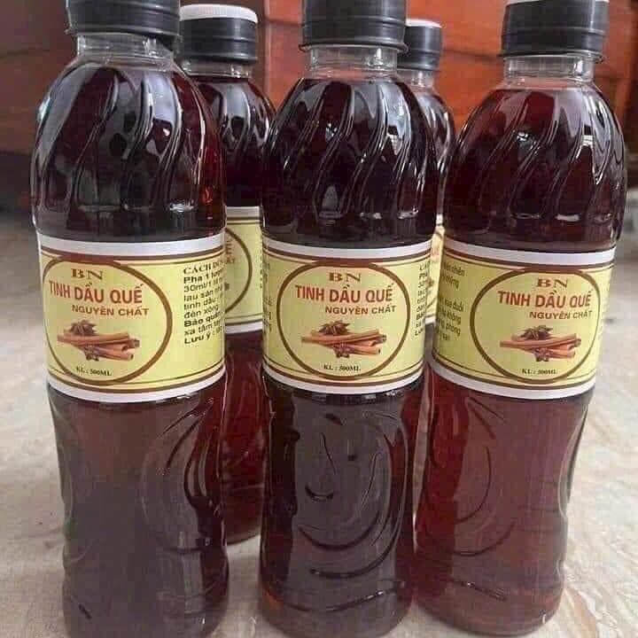  Tinh dầu quế nguyên chất chai lớn 500ml 