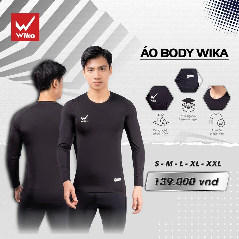 Product Introduction of Quần Áo Body Giữ Nhiệt Kamito & Wika Chính Hãng, Co Dãn Tốt, Thoải mái, Sấy khô nhanh 22