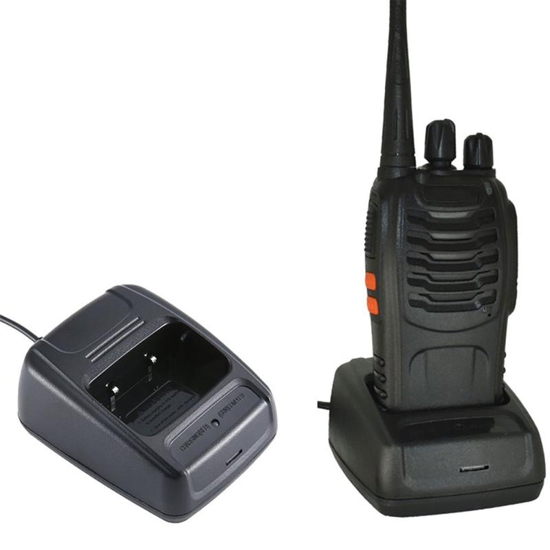 pollebg Universal Accessories USB Charger Walkie-talkie Charger Charging Cradle for BAOFENG Li-ion Battery Charger 0
