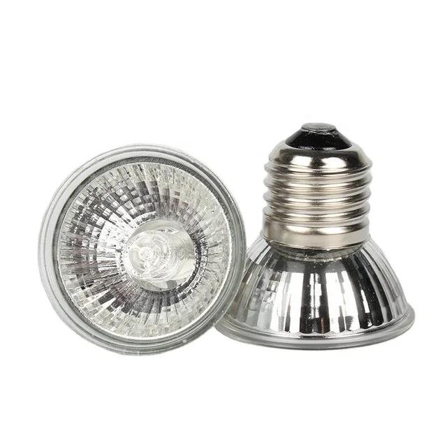 Lampu UVA UVB Halogen 50W  Penghangat Reptile Torto Sulcata Nomoy Kecil Iguana Kura Kura 7