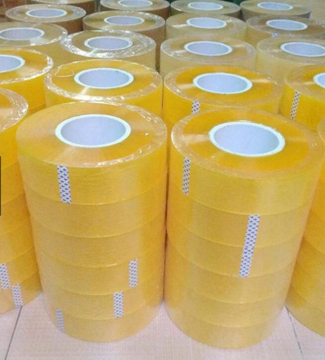 1 Cây ( 6 cuộn ) Băng keo Siêu To. Băng dính đóng gói tiết kiệm lõi mỏng. Băng dính đóng hàng giá xưởng - 2