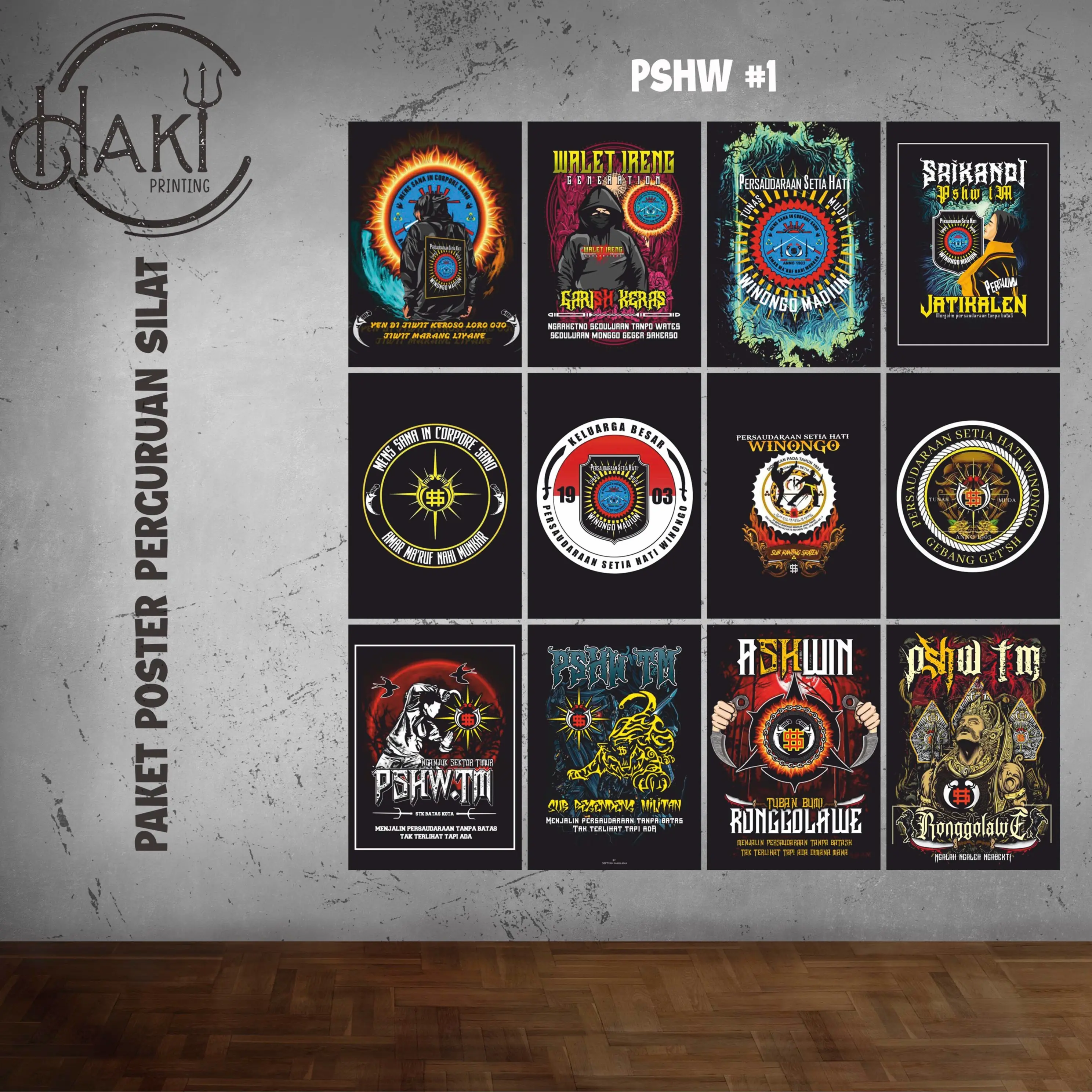 PAKET POSTER DINDING PSHW