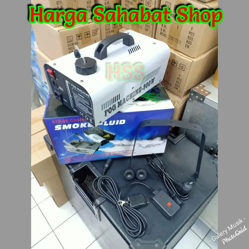 mesin smoke 900watt bonus Biang Liquid 1L = Liquid 5Liter  / mesin Fogging aja asap panggung atau desifectant buat steril virus/kuman 2
