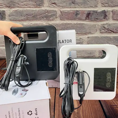 Bơm lốp ô tô 12V cắm tẩu, chế độ điện tử tự động ngắt _hàng chính hãng
