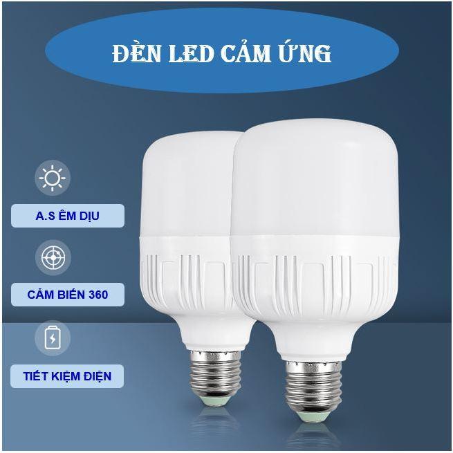 Bóng đèn led 18W cảm biến radar, cảm ứng bằng sóng radar siêu nhạy, tiết kiệm điện hiệu quả 1