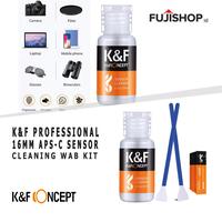 Gambar K&F Concept Profesional 16mm APS-C Sensor Cleaning Swab Kit / 20ML Cleaning Liquid for Sensor Cleaning - K&F Cleaning Swab dari FUJISHOPid Kota Administrasi Jakarta Pusat 3 Tokopedia