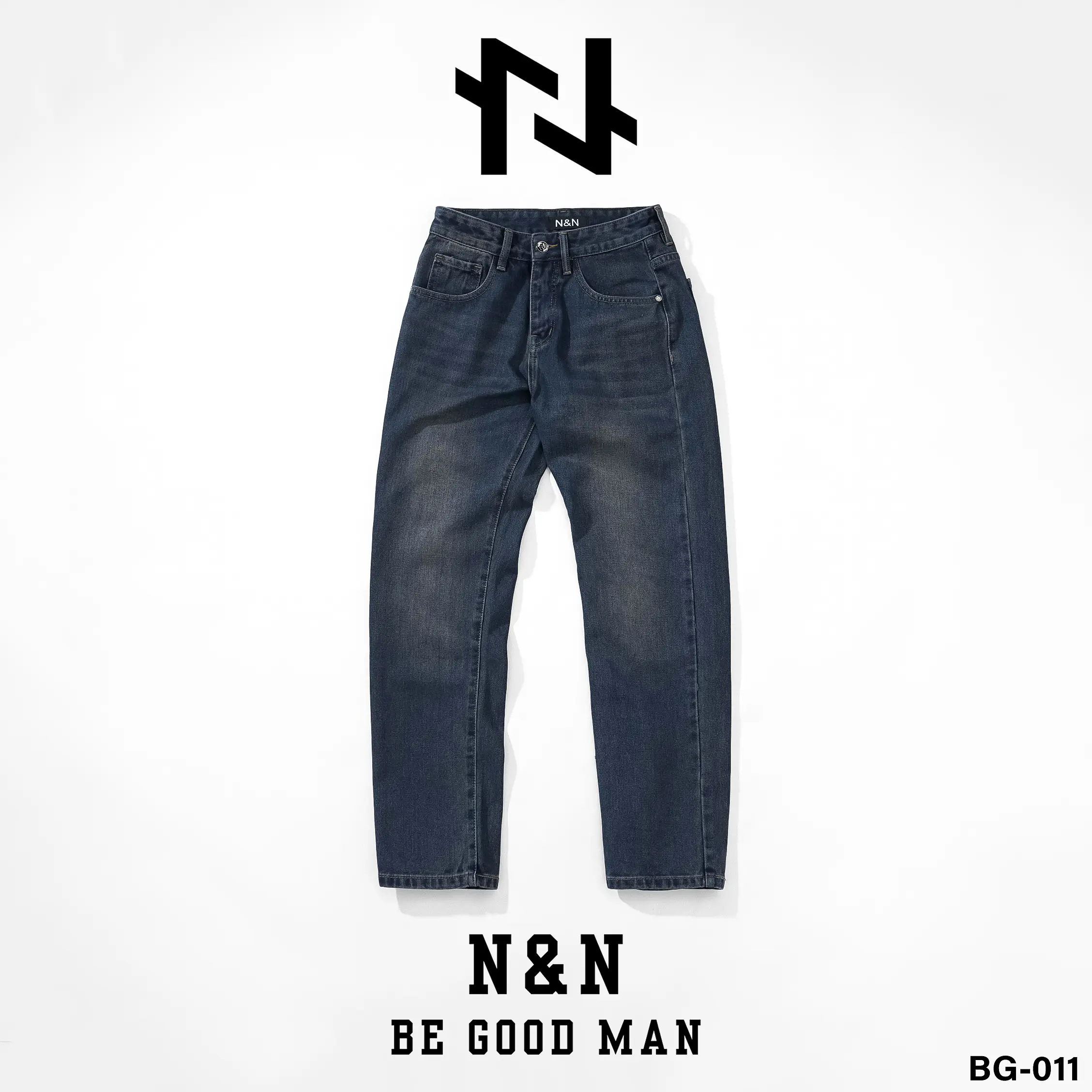 BG_011(BG_ 006) - N&N - Quần Baggy Jean Nam ống đứng form rộng cao cấp quanje  annamongsuong Menswear Pants quần  jean  nam  ống  suông  rộng