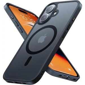 Enhanced Magsafe Magnetic Casing For iPhone 16 Pro Max Plus Case Slim Shockproof Protective Phone Case Matte Back Cover Smartphone Protection Wireless Charging Case