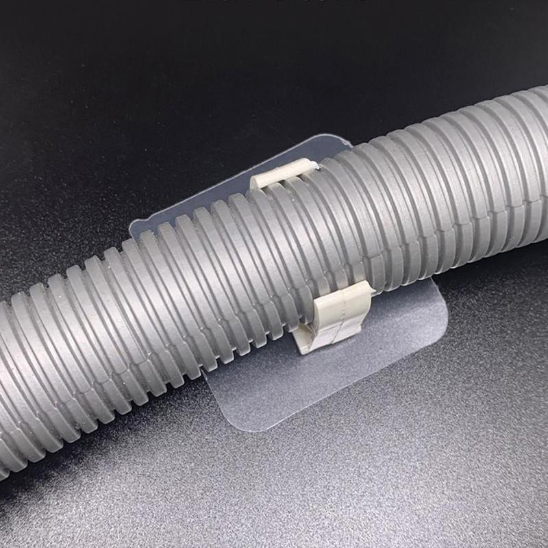 Product Introduction of 1/5Pcs New Punch-free Self-adhesive Pipe Clamp Garden Irrigation Aquarium Fish Tank Water Tube Holder 16/20/25/32/40/50mm Watering Adapter Tube Clip Connector 17