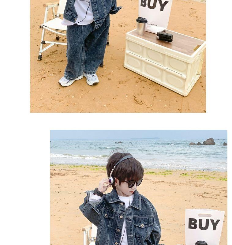 Product Introduction of Bộ Đồ Denim, Cho Bé Trai, Bộ Sưu Tập Mùa Thu 2023 Mới, Đẹp Trai Và Thời Trang, Áo Đẹp Kinh SúC Quần Ống Rộng, Bộ Đồ Hai Mảnh, Thích Hợp Cho Trẻ Em, Thời Trang 15