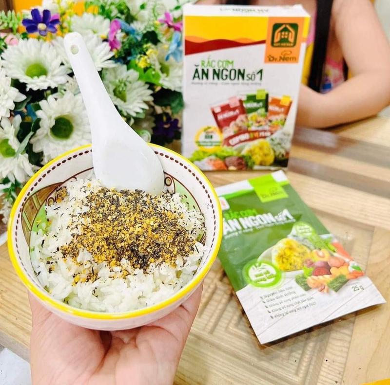 [Quà tặng thêm] 2 gói Rong Biển Rắc Cơm Ăn Ngon Dr Nem cho bé bổ sung dinh dưỡng, Gia vị rong biển Ăn Vặt Food Thức ăn 1