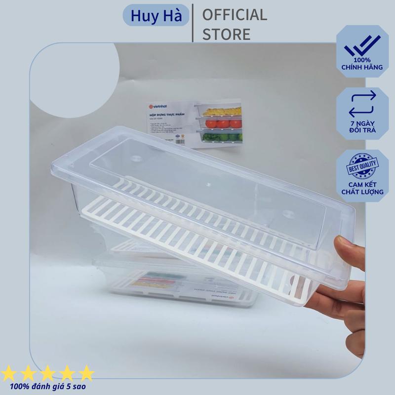 Product Introduction of Bộ hộp đựng thực phẩm lữu trữ thức ăn kèm khay hứng nước tiện lợi 6586 21