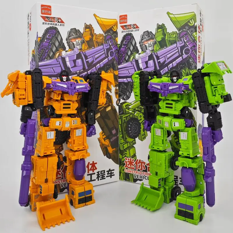 Transformation 6 in 1 Model MINI Devastator 21CM Action Figure Robot Plastic Toys BEST Gift Child Kid