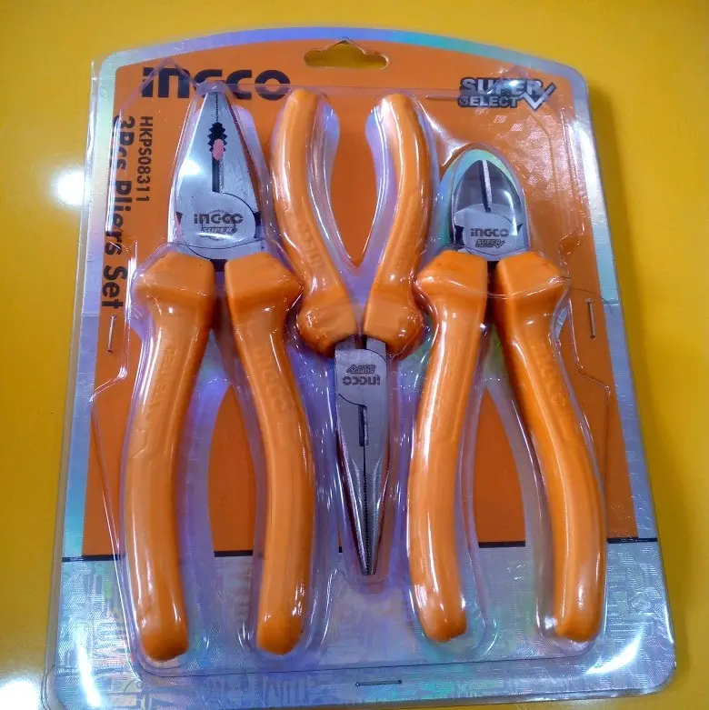 Tang Karet Basic Set 3 Pcs INGCO HKPS08311