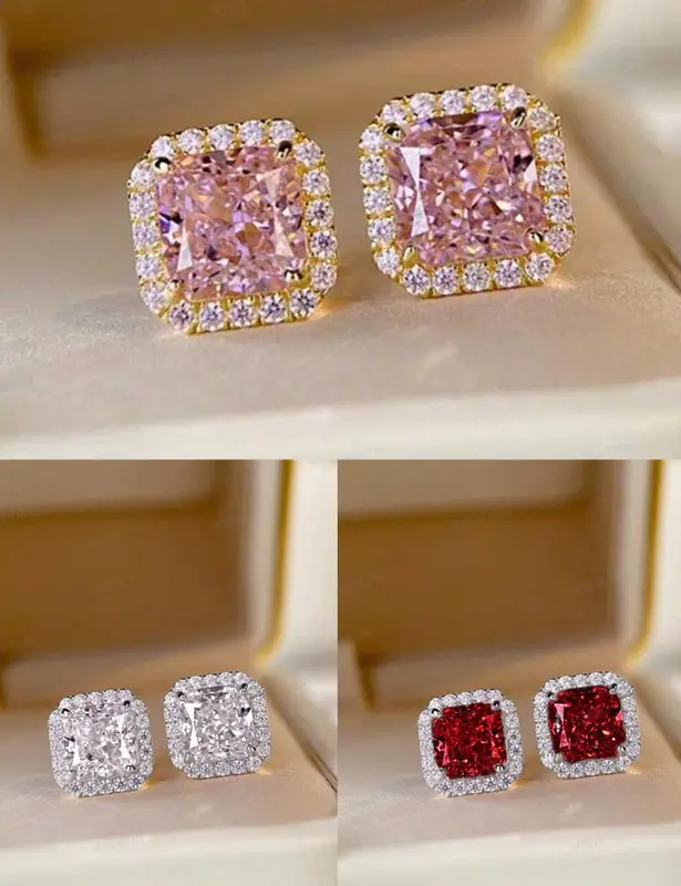Fashion Elegant Rhinestone Decorated Stud Earrings, Casual Jewelry for Women, Trendy Accessories for Party and Daily Life 6