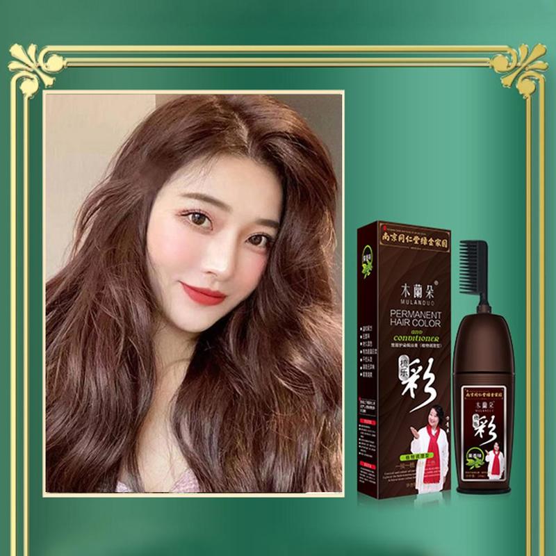 Product Introduction of Instant Coloring Shampoo Natural Black Color For Men Women Hair Dye Herbal Brown Purple Hair 36