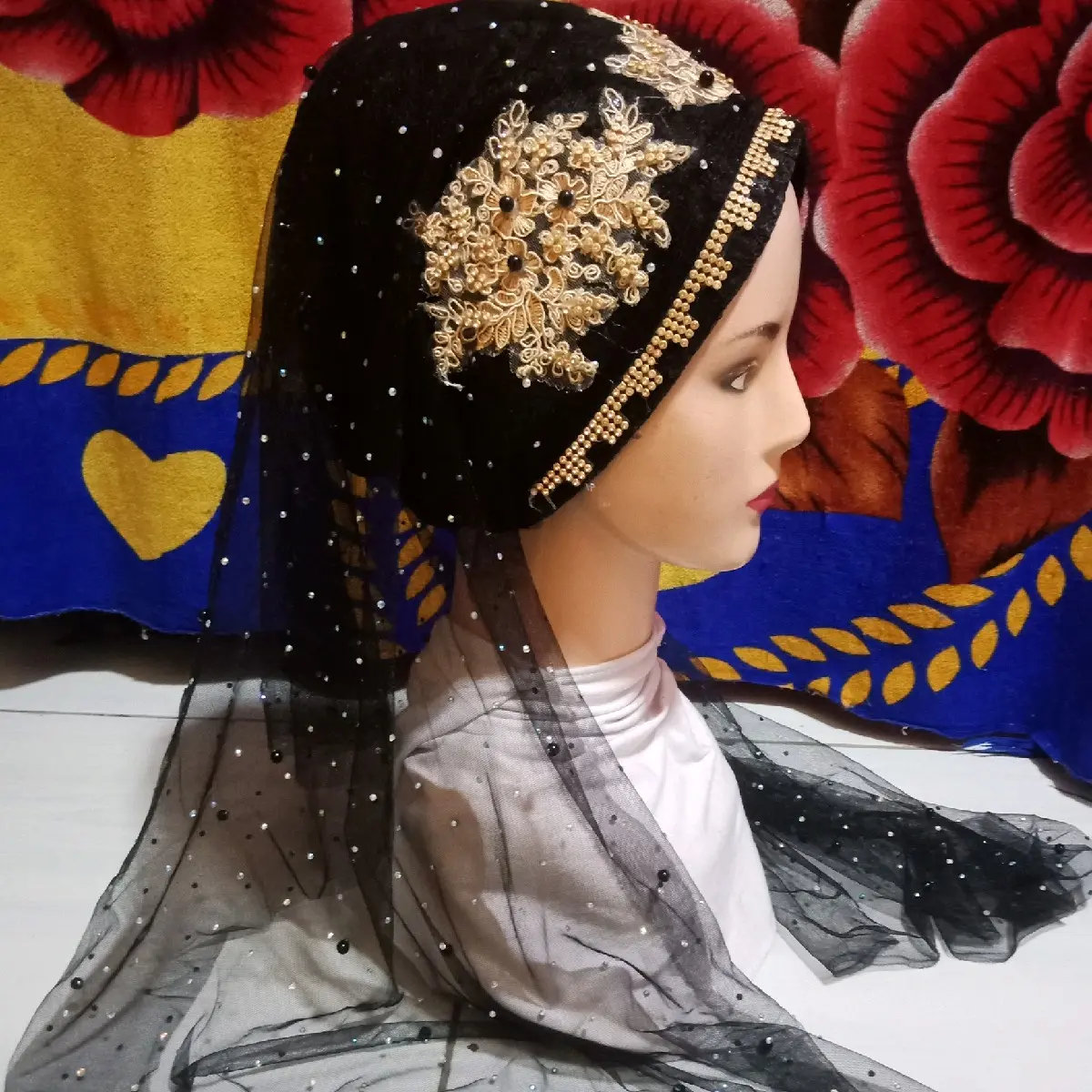 Turban mispah turky/mispah haji/songko mispah/ Turki