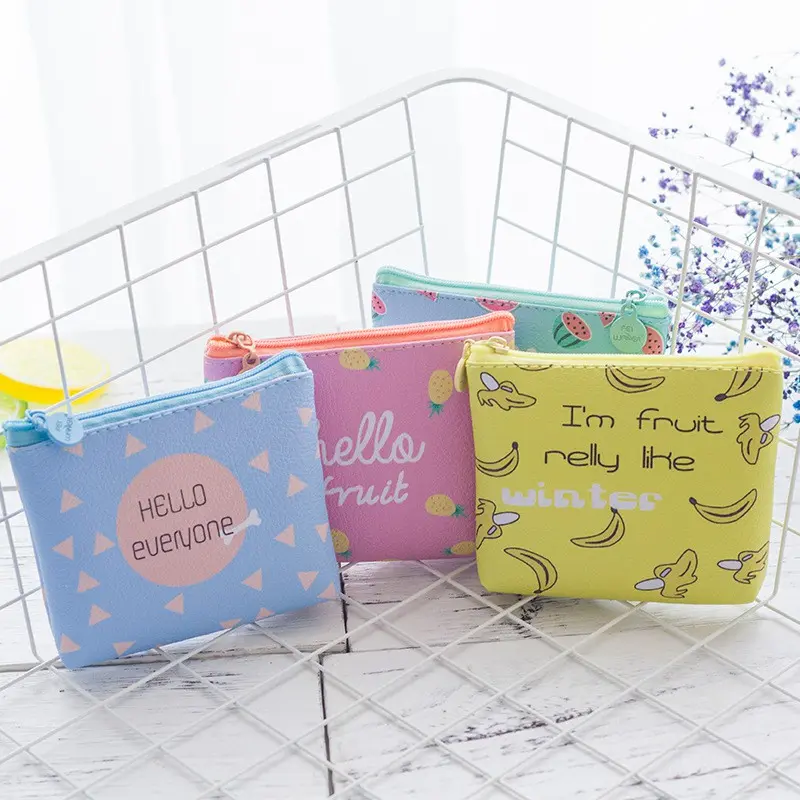 Cartmax - Dompet Koin Murah Winter Happy Small Dompet Wanita