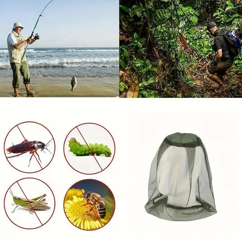 Outdoor Insect-proof Hat, 1 Count Breathable Mesh Hat with Wide Brim, Insect-proof Hat for Camping, Hiking, Fishing, Travel, Outdoor Sports 7