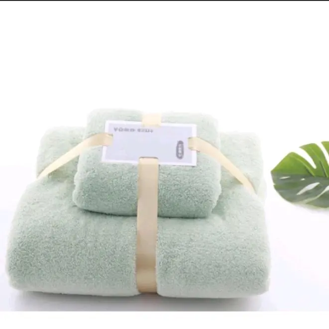 HANDUK SET 2IN1HANDUK MANDI DAN COTTON TOWEL IMPORT 6