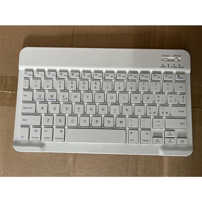 Ultra-Slim Bluetooth Keyboard Compatible with iPad 11 10.9  10.2 12.9 -inch/iPad Air/iPad 9.7-inch/iPad Pro/iPad Mini, iPhone and other Bluetooth Enabled Devices Including iOS, Android, Windows 8