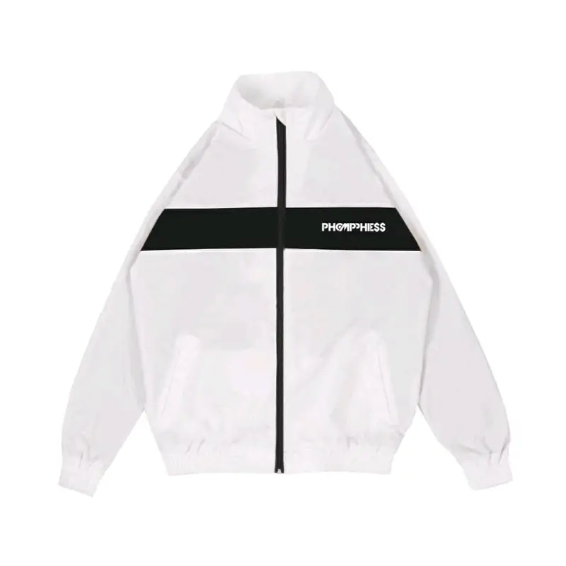 Jaket Parasut Track Suit Jaket Pria Wanita Kekinian Bahan Taslan JN Terbaik 3