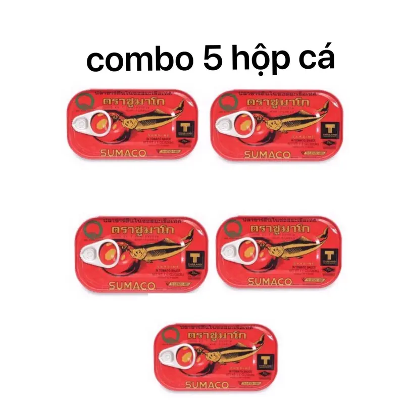 Lốc 5 Hộp Cá Mòi Hiệu SUMACO 125g - Sản phẩm chất lượng cao 2